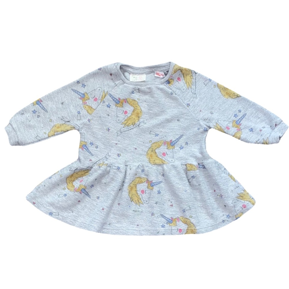 Zara French Terry Unicorn Dress / Tunic